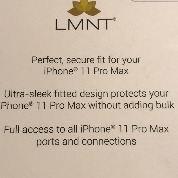 LMNT clear primrose white floral iphone case - Picture 3 of 3